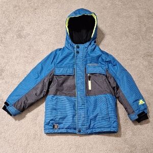 ZeroXposur Blue and Gray Kids Puffer Jacket
